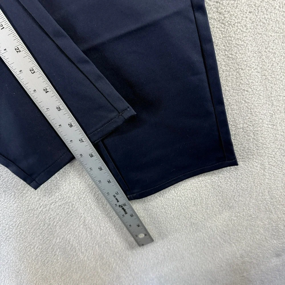 J.Crew Tech Pant Mens 31x32 Navy Blue Slim Five-Pocket Performance Chino NEW